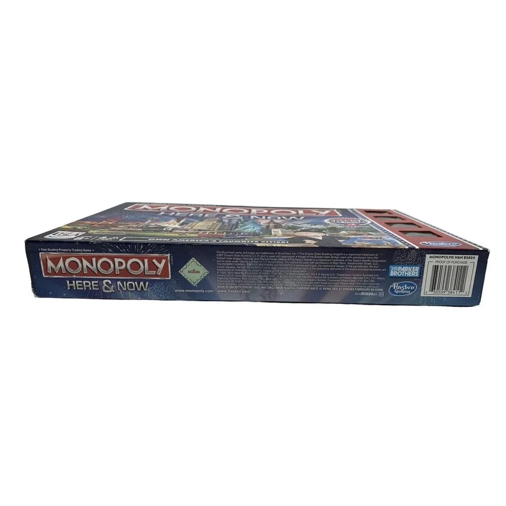 MONOPOLY Here and Now Limited Edition Board Game Hasbro Gaming 2015 Complete GUC